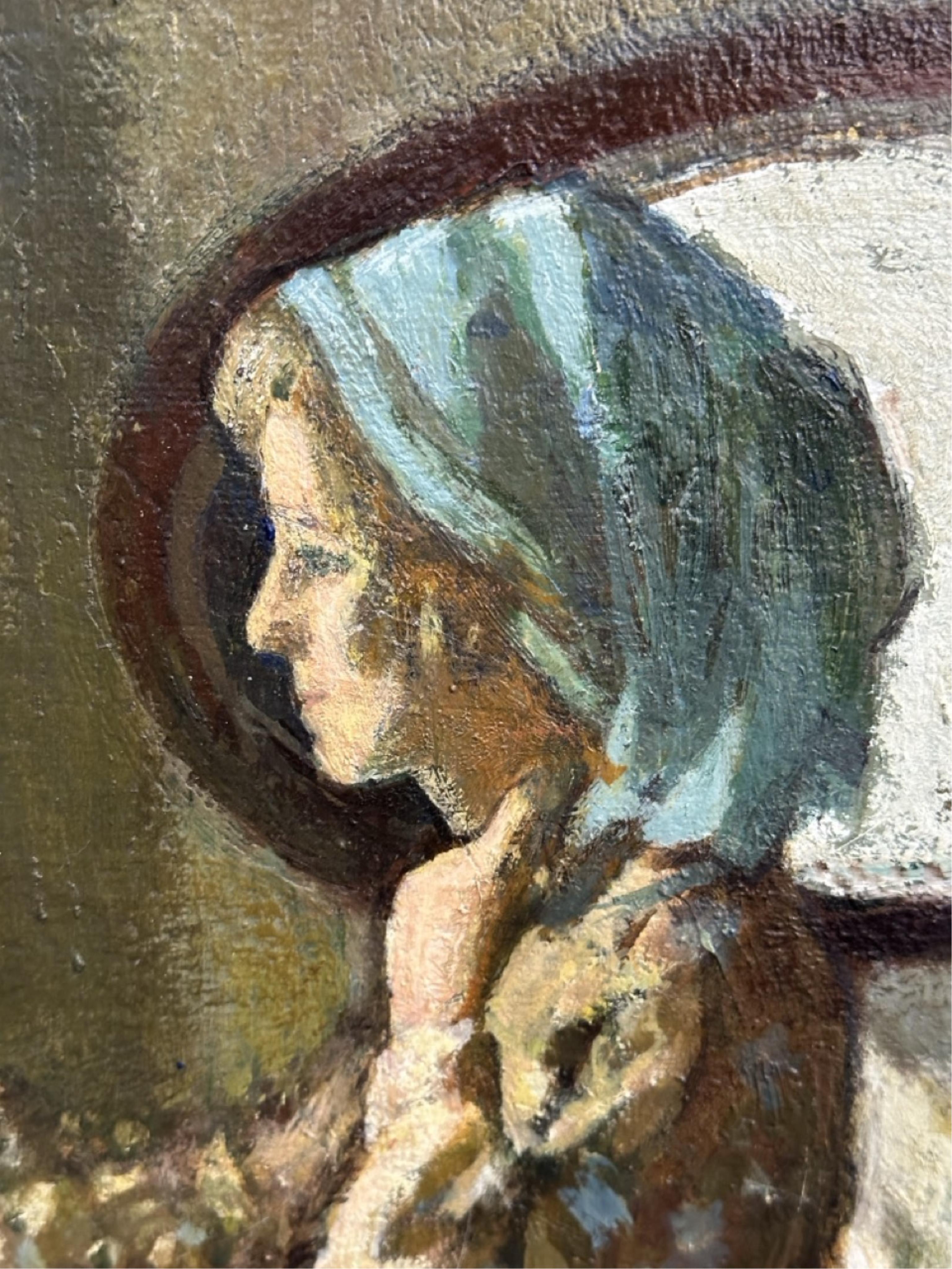 Charles James McCall, 1907-1989, 'Janet at the Window'